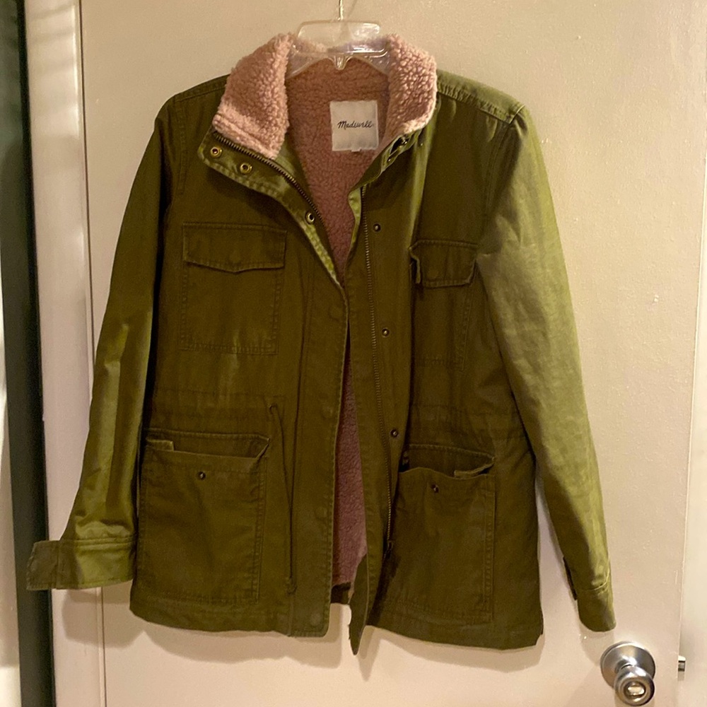Madewell Utility jacket with Sherpa lining
